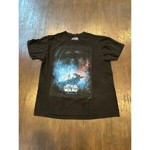 Our universe Star‎ Wars Mad Engine The Rise Men's Black Short Sleeve T-shirt